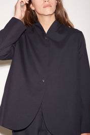 VESTE KAIA EN LAINE NAVY