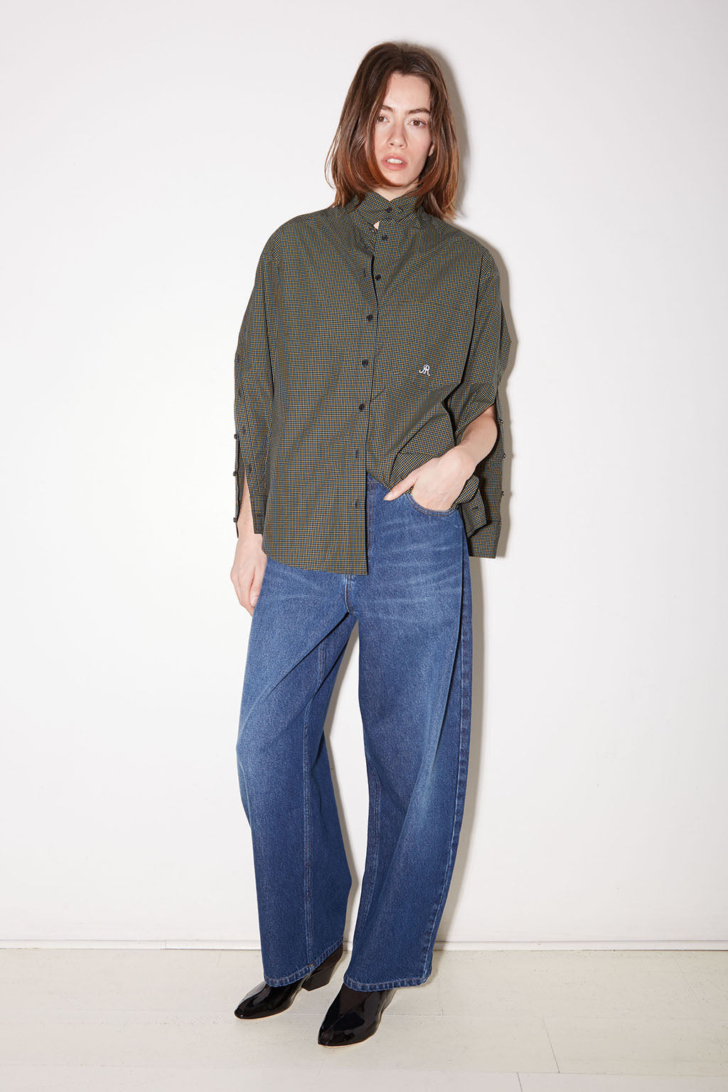 CHEMISE FIRST EN COTON CHARBON