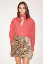 CHEMISE FIRST EN COTON ROUGE