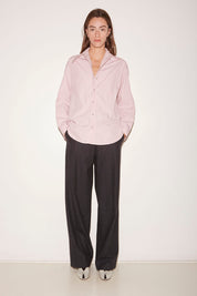 CHEMISE ALLY EN POPELINE ROSE