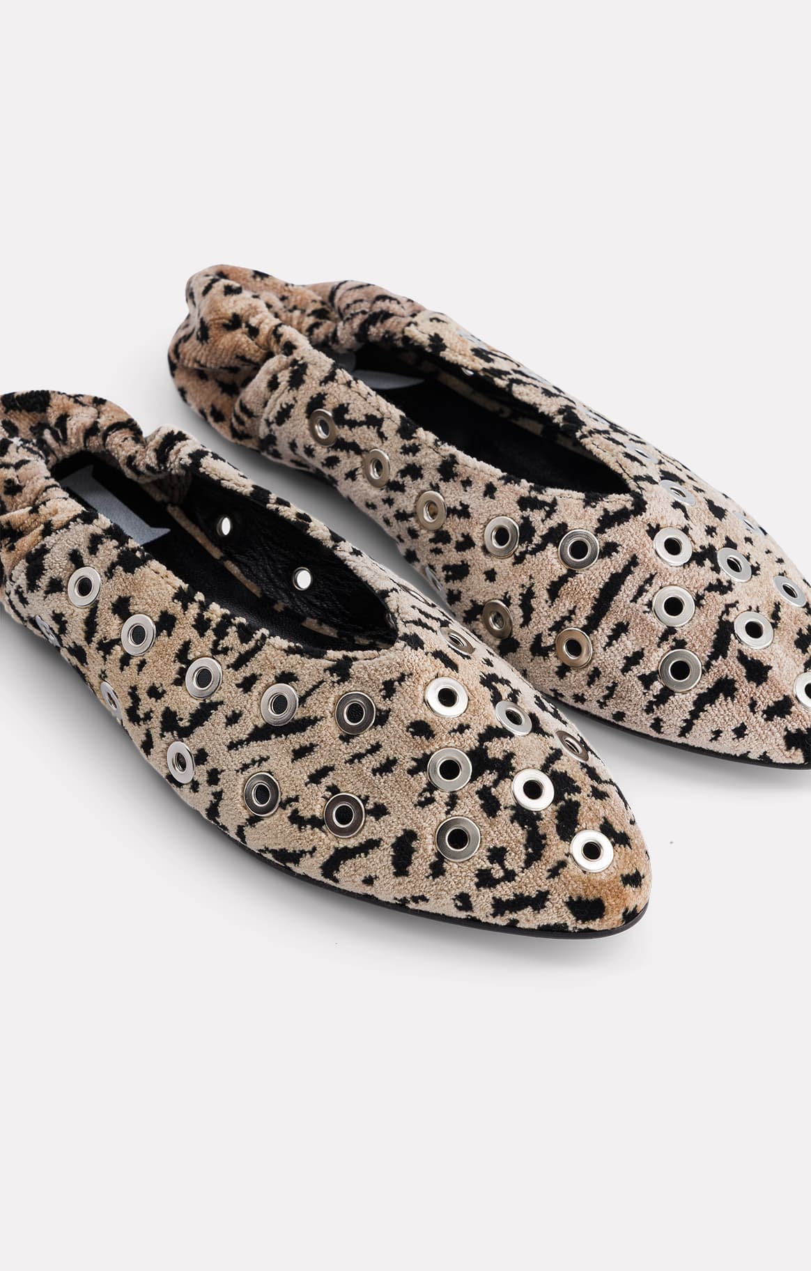 BALLERINES CHARLOTTE EN VELOURS WILD - ROSEANNA