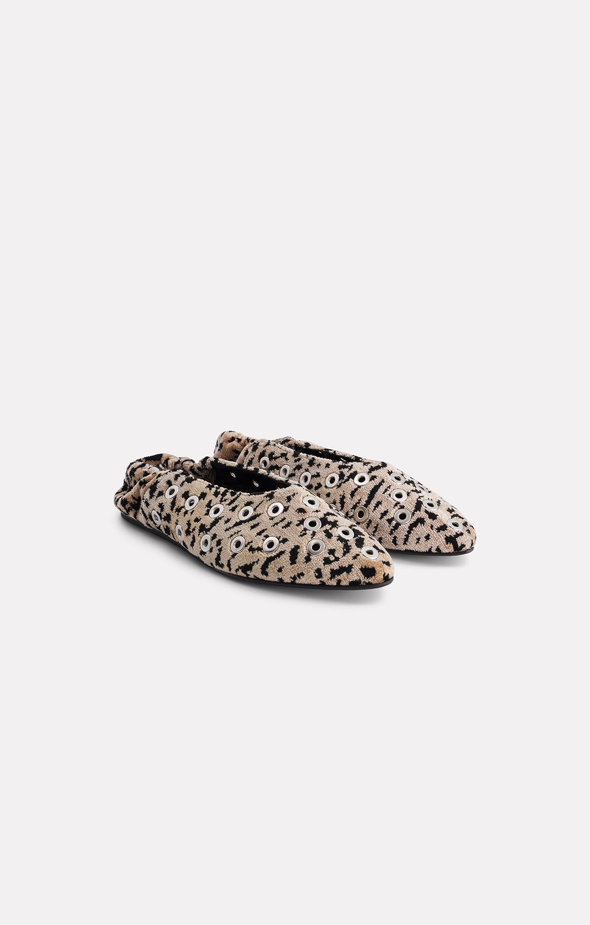 BALLERINES CHARLOTTE EN VELOURS WILD - ROSEANNA