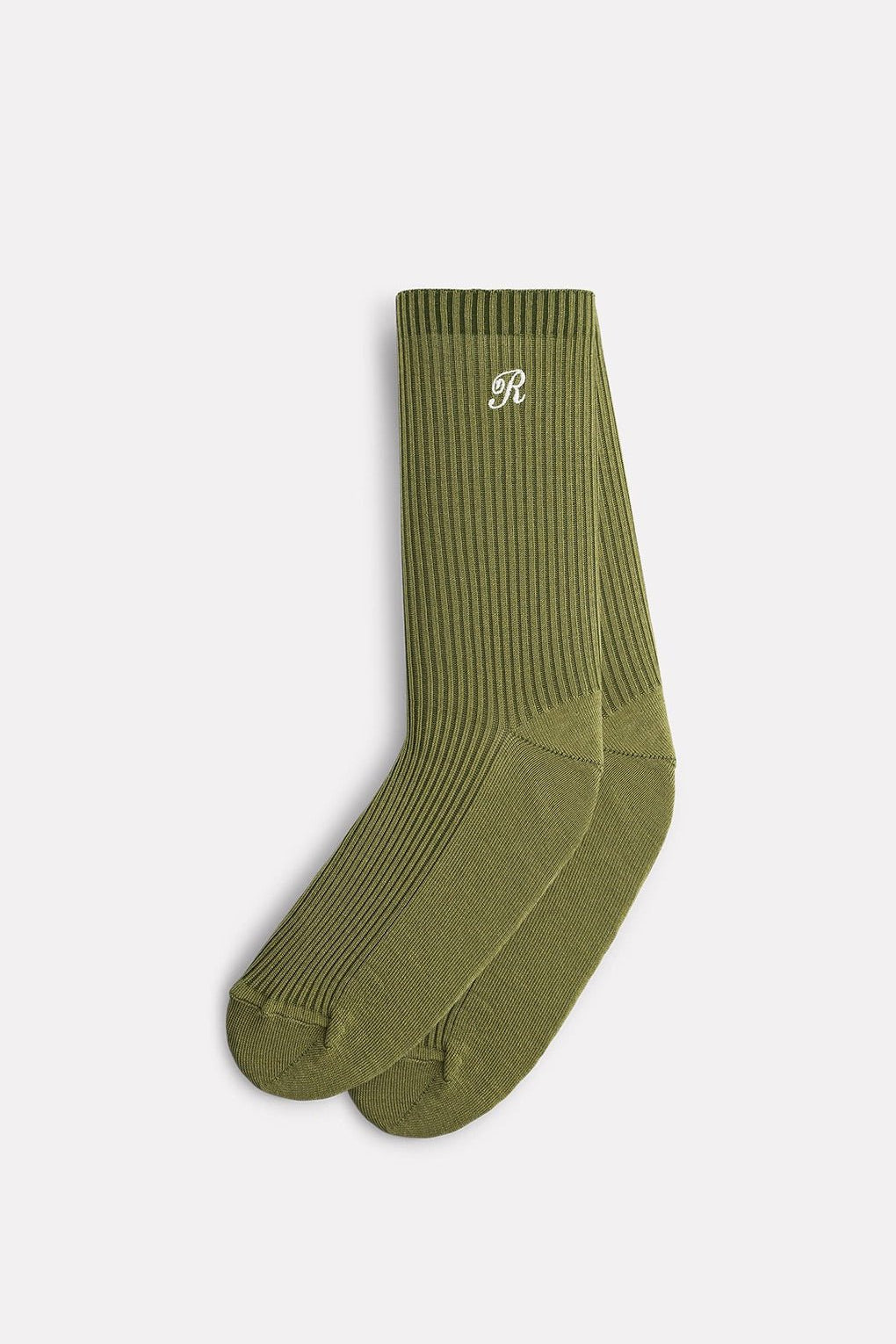 CHAUSSETTES DANCER EN FIL D'ECOSSE EN COTON KAKI - ROSEANNA