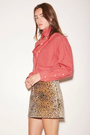 CHEMISE FIRST EN COTON ROUGE - ROSEANNA