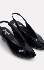 ESCARPINS SLINGBACK MONA NOIR - ROSEANNA