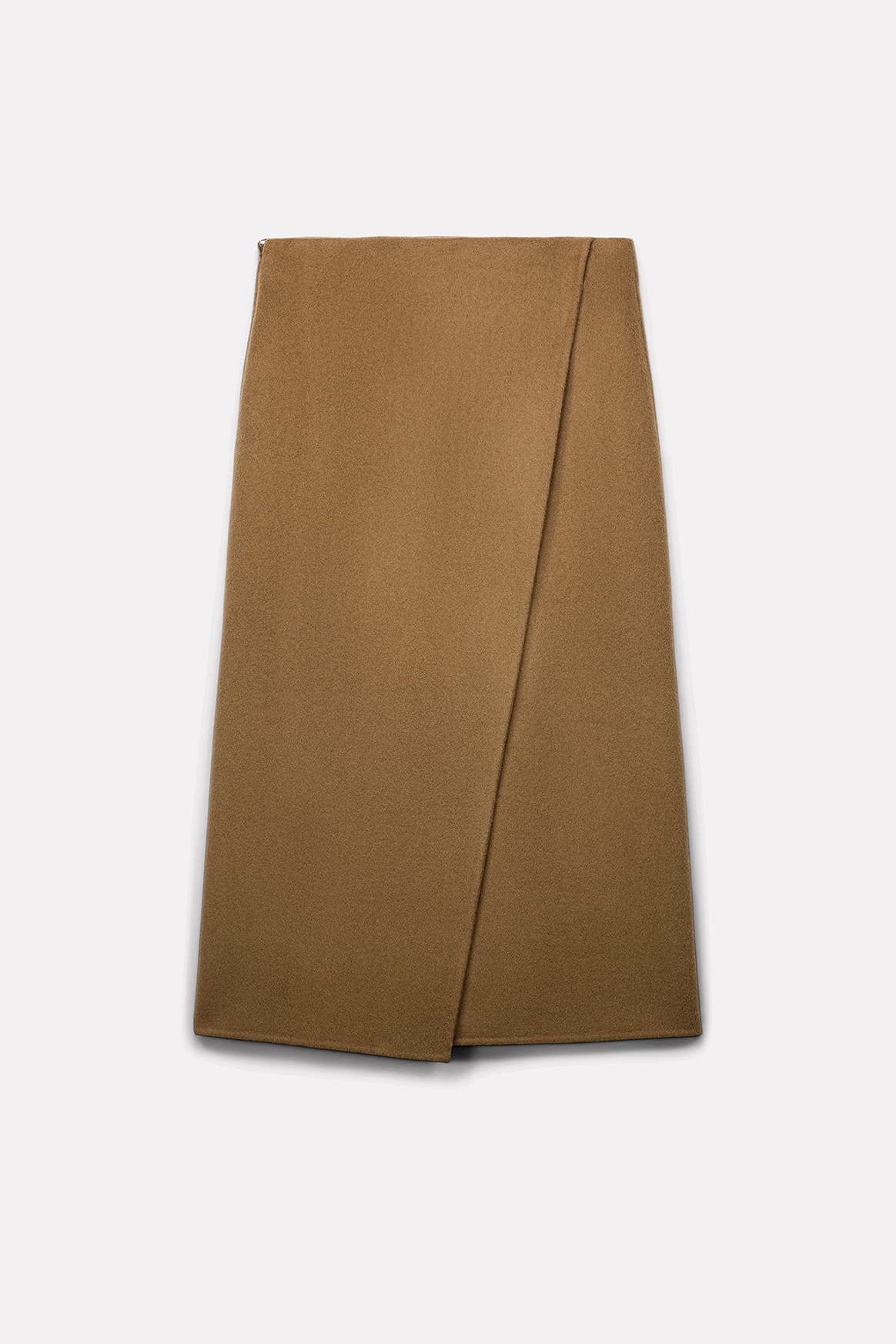 JUPE MARTIN EN LAINE BEIGE - ROSEANNA