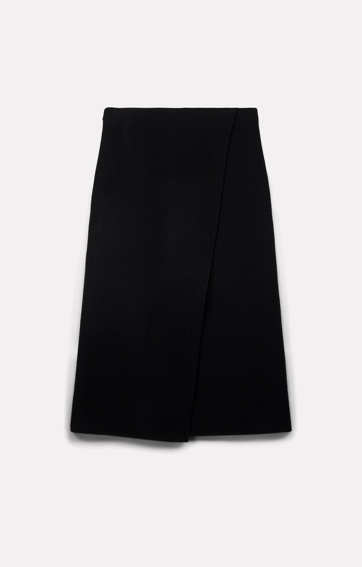 JUPE MARTIN EN LAINE NOIR - ROSEANNA