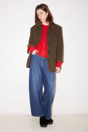 MANTEAU COURT LENY EN LAINE COOKIE - ROSEANNA