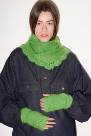 MITAINES LONGUES VERT - ROSEANNA