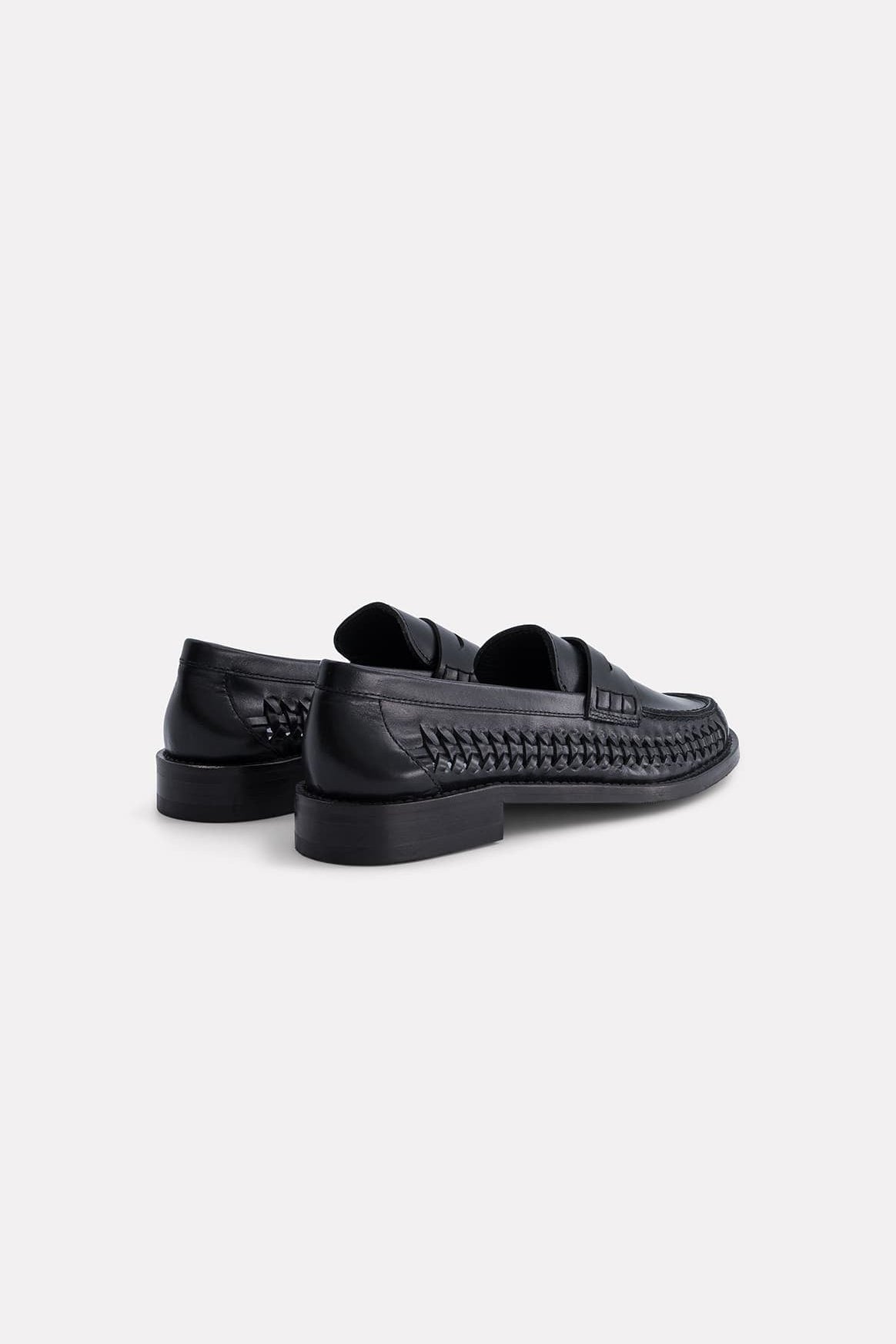 MOCASSINS SOUPLES BASTIAAN NOIR - ROSEANNA