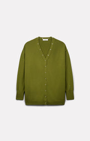 GILET LUCIA EN LAINE MÉRINOS MOUSSE - ROSEANNA