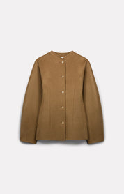 VESTE CHARLIE AJUSTÉE EN LAINE BEIGE - ROSEANNA