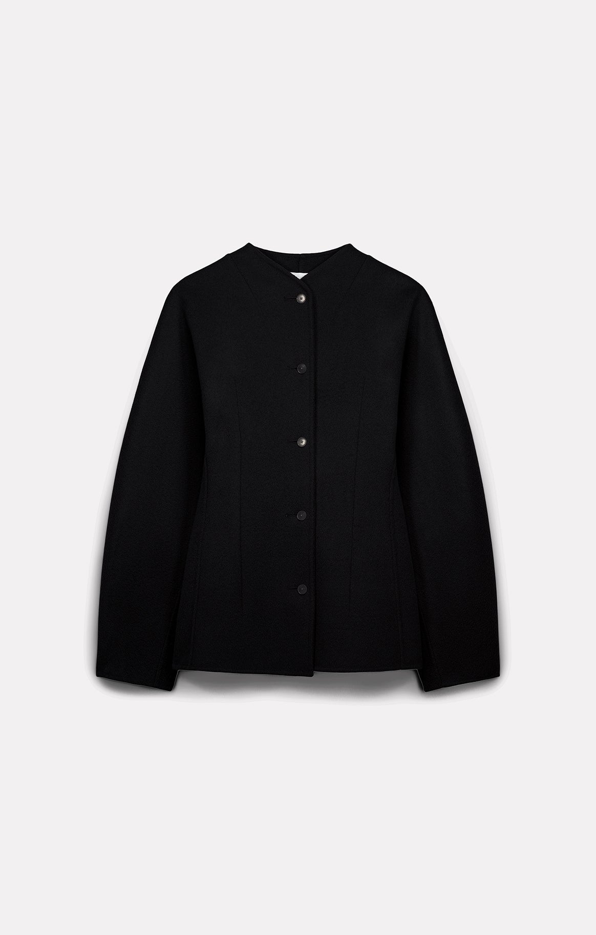 VESTE CHARLIE AJUSTÉE EN LAINE NOIR - ROSEANNA