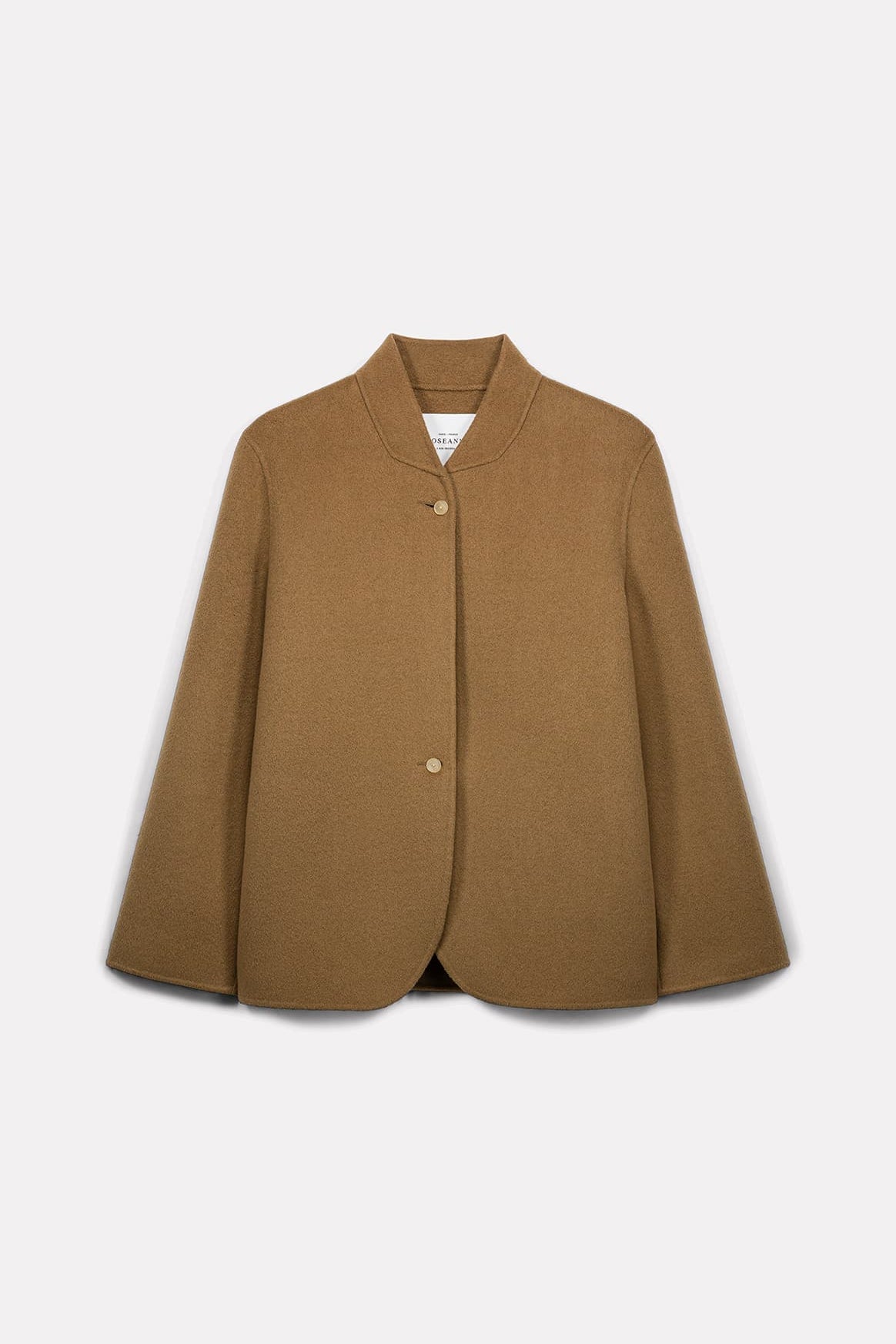 VESTE KAIA OVERSIZE EN LAINE BEIGE - ROSEANNA