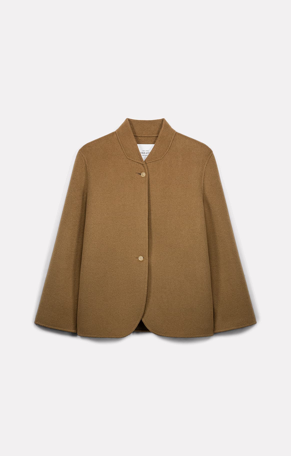 VESTE KAIA OVERSIZE EN LAINE BEIGE - ROSEANNA
