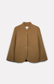 VESTE KAIA OVERSIZE EN LAINE BEIGE - ROSEANNA