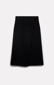 JUPE MARTIN EN LAINE NOIR