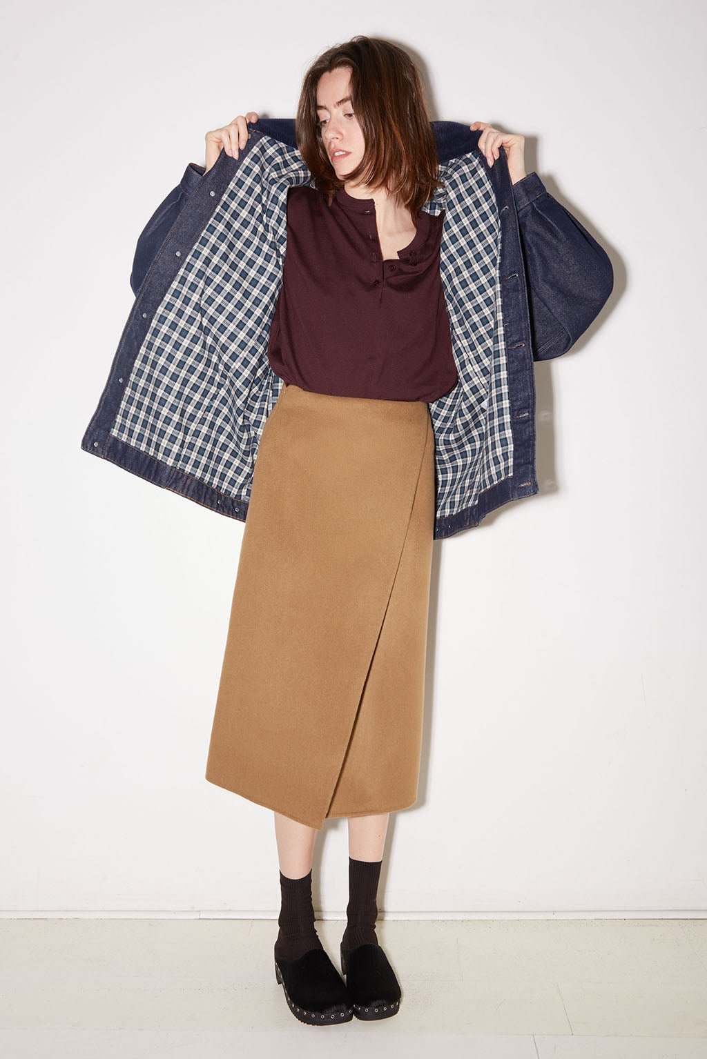 VESTE HENRI EN DENIM BRUT - ROSEANNA