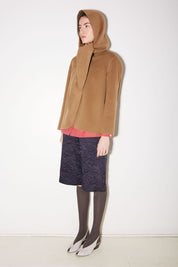 VESTE KAIA OVERSIZE EN LAINE BEIGE - ROSEANNA