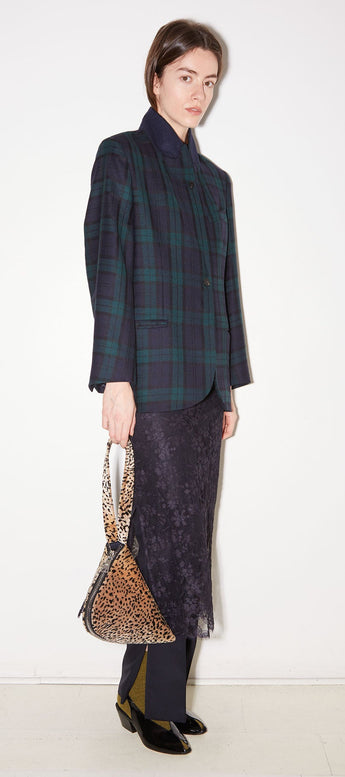 veste mickey figaro - geometrique tartan - ROSEANNA