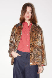 VESTE SISTER EN VELOURS WILD - ROSEANNA